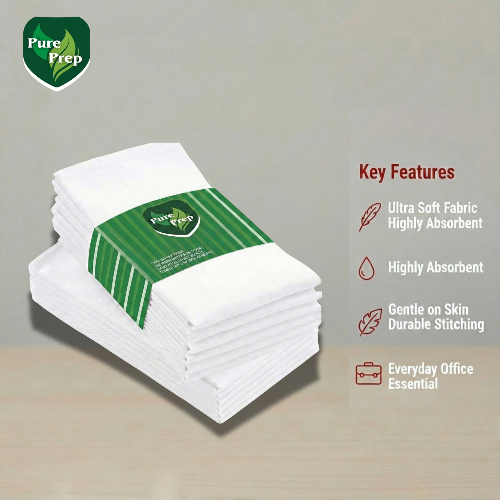 (888)handkerchief - 6pcs